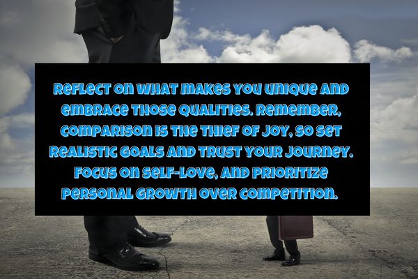 how to stop comparing yourself to others