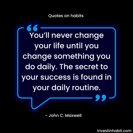 quotes on habits