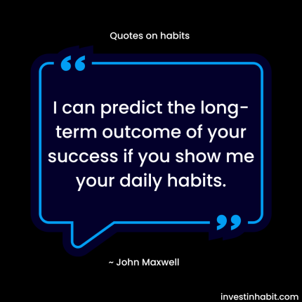 quotes on habits