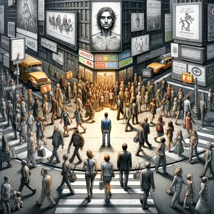 Societal Pressure Illustration