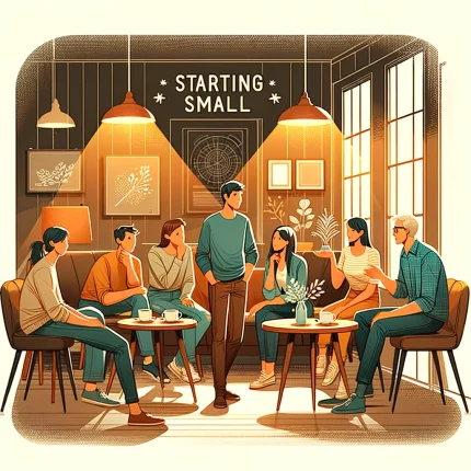 engaging in low-pressure social interactions