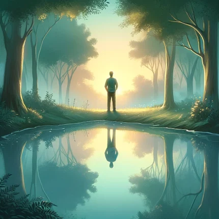 self-reflection and the process of confronting internal factors such as negative self-talk and unrealistic expectations